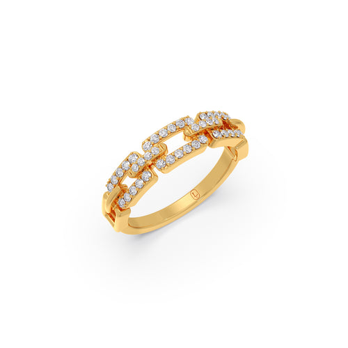 Aura link Diamond Ring