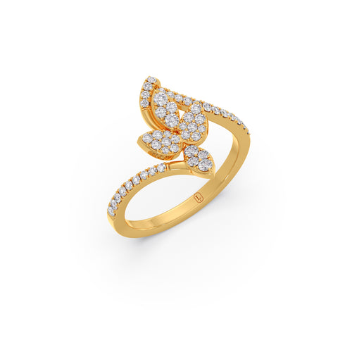 Auretwist Diamond Ring