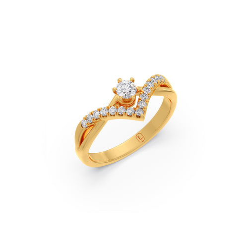 Round Eternal Spark Ring