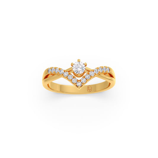 Round Eternal Spark Ring