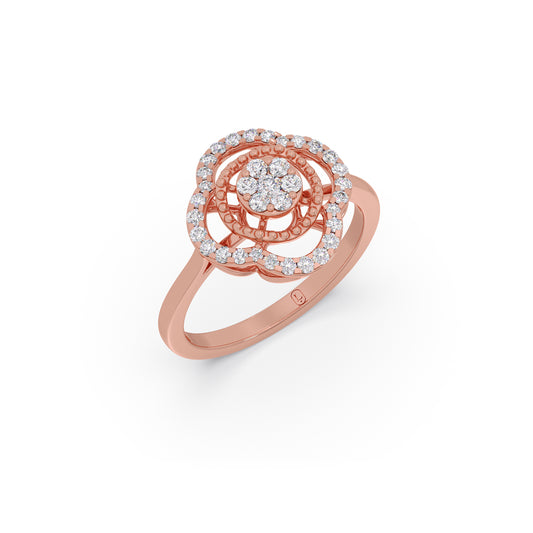 Cluster Glow Diamond Ring