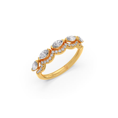 Aurora Dual Shape Diamond Ring