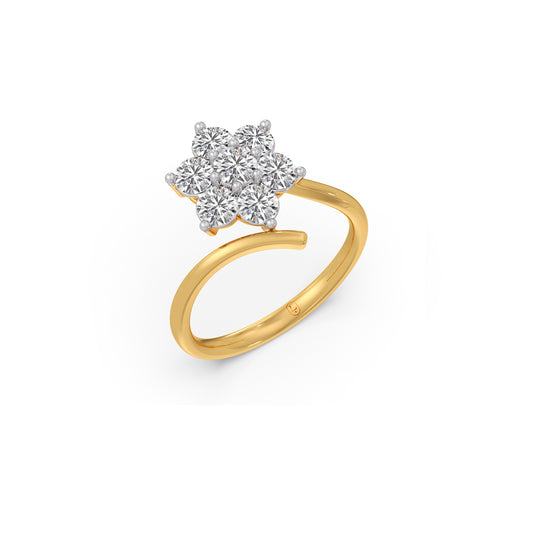 Floraluxe Diamond Ring - Yellow