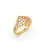 Floral Net Diamond Ring