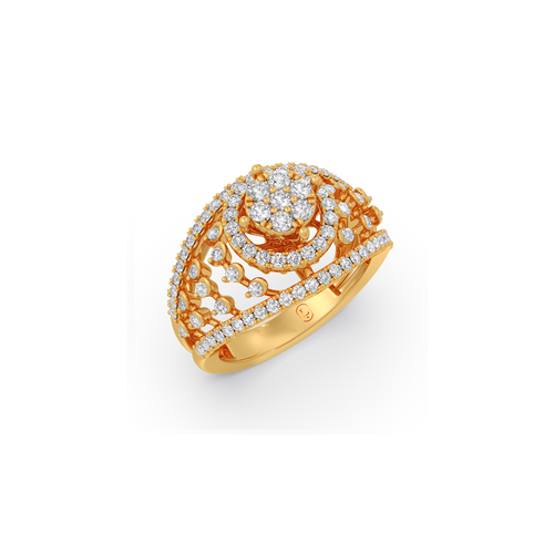 Regal Cascade Diamond Ring