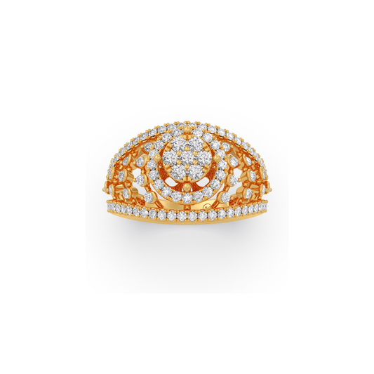 Regal Cascade Diamond Ring