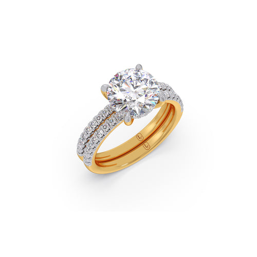 Forever Us Round Solitaire Stackable Ring