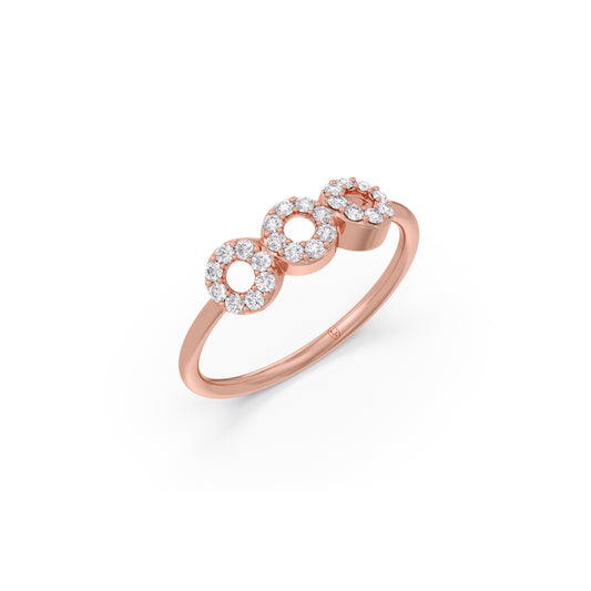 Trinity Circle Diamond Ring