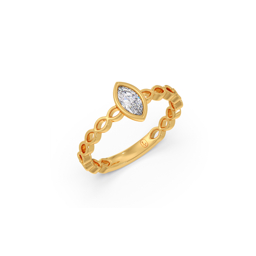0.30 ct Marquise Solitaire Diamond Ring
