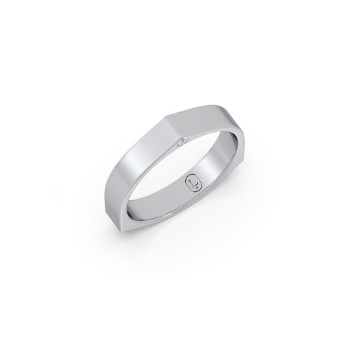 Rivet Platinum Couple Band For Her