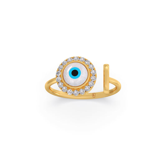 Infinity Shimmer Diamond Ring