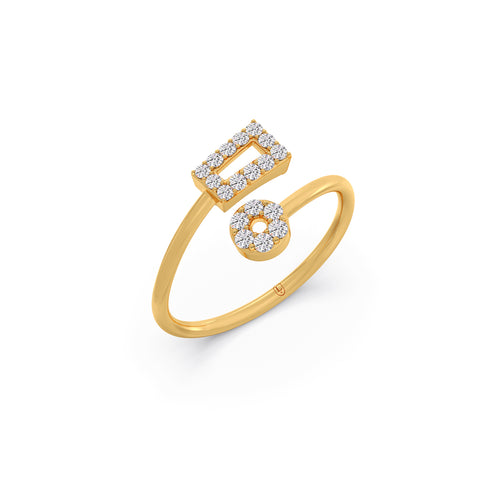 The Rectangle and Circle Diamond Ring