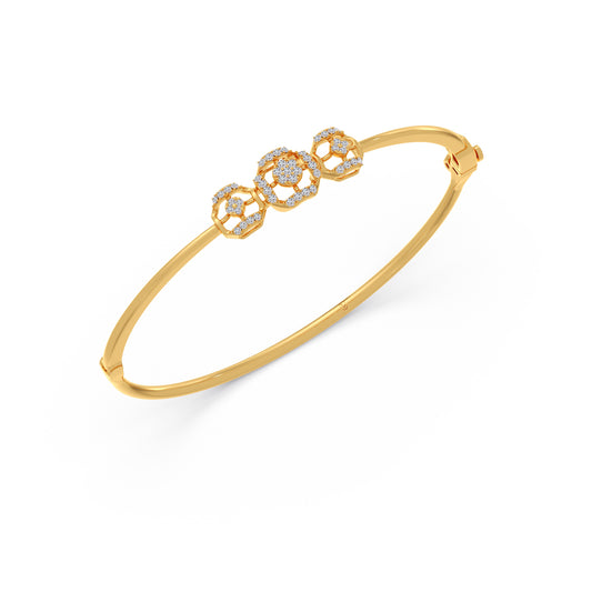 Trinity Halo Cuff Bracelet