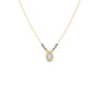 Pear Halo Diamond Mangalsutra Necklace