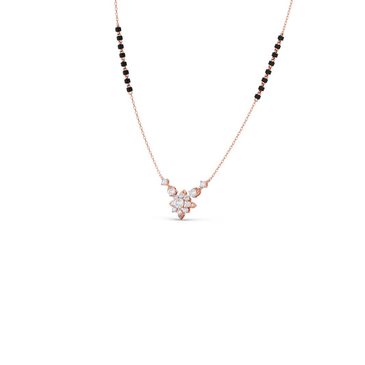 Delicate Round Diamond Tanmaniya - Rose