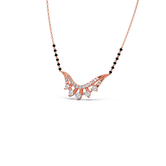 Eternal Embrace Diamond Mangalsutra - Rose