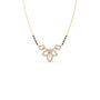 Floral Bloom Diamond Mangalsutra Pendant