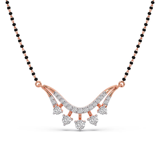 Eternal Embrace Diamond Mangalsutra - Rose