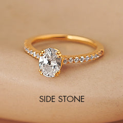 Side Stone Engagement Rings