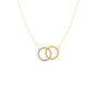 Eternal Duo Circle Diamond Pendant