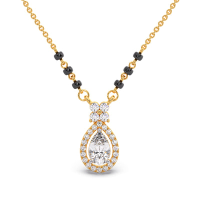 Peardrop Diamond Mangalsutra